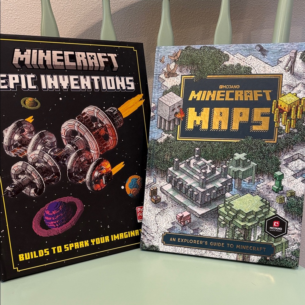Minecraft Maps and Epic Inventions Kids Books